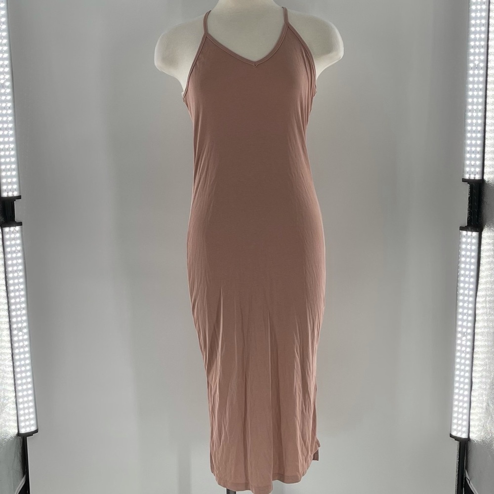 Light Pink Midi Racerback Dress